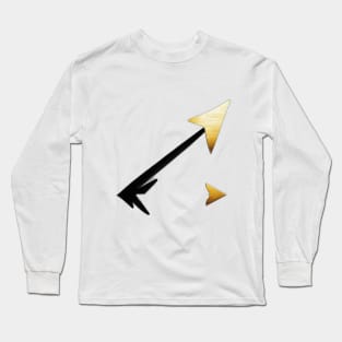 Golden Arrow Cursor T-Shirt Design No. 532 Long Sleeve T-Shirt